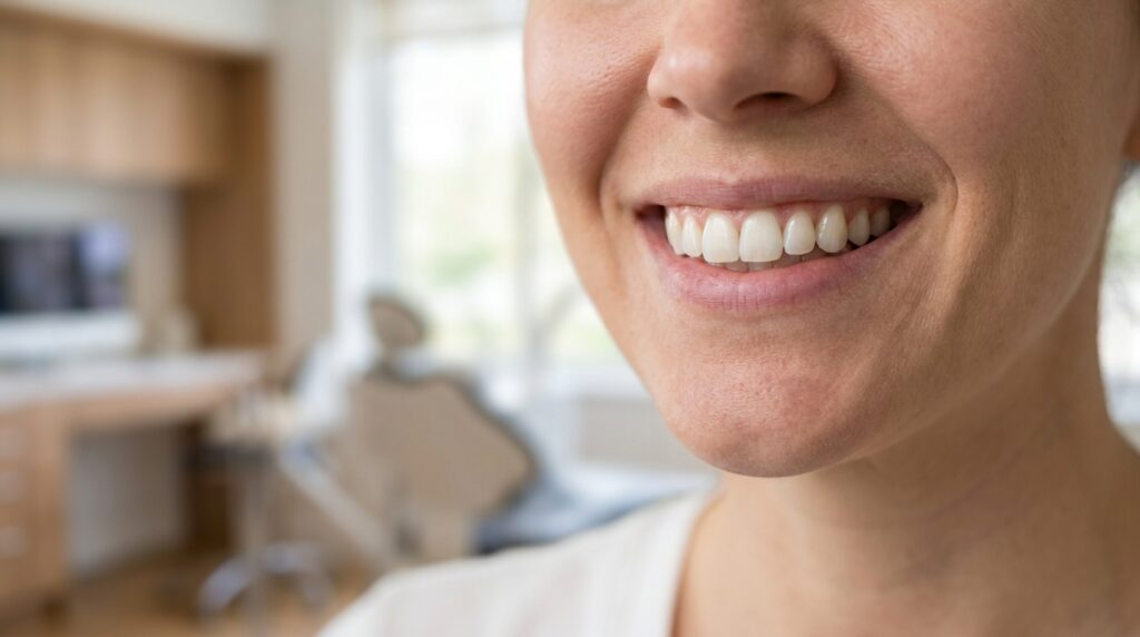 Natural smile with veneers at a Perth dental clinic
